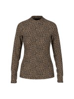 Vorschau: MARC CAIN Tailliertes Langarmshirt – Leo-Print 10810953