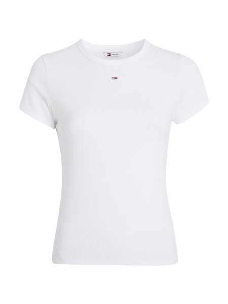 TOMMY JEANS Essential Slim Fit Rippstrick T-Shirt 10735028