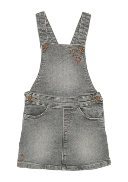 S.OLIVER Jeans-Latzrock mit Stickerei 10765175