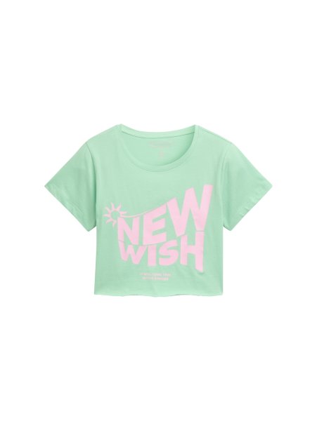TOM TAILOR DENIM Cropped T-Shirt mit Print 10810397