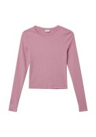 Vorschau: S.OLIVER Langarmshirt im Slim Fit aus Rippware mit Spitzendetail 10811089