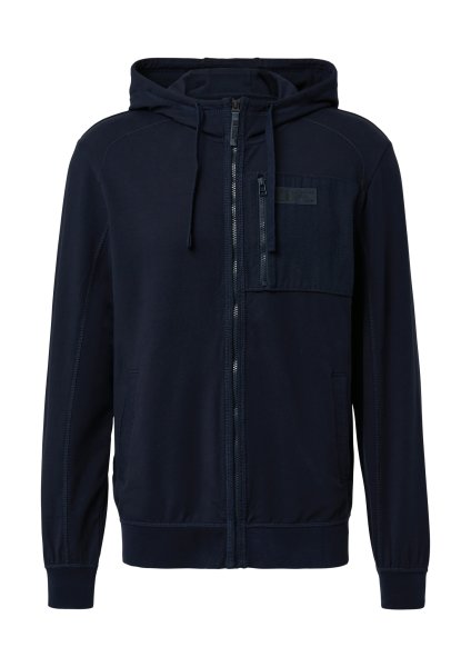 S.OLIVER Sportive Hoodie-Sweatjacke im Utility-Stil 10814437