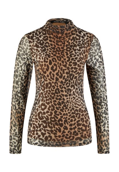 MARC AUREL Meshshirt mit Leopardenprint 10791577