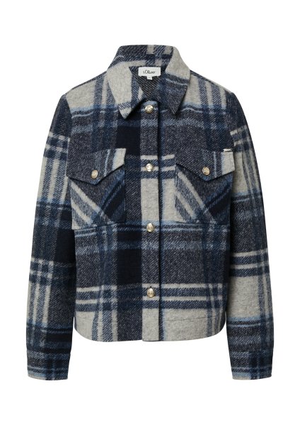 S.OLIVER Jacke mit aufgesetzten Taschen und Metallknöpfen 10814721