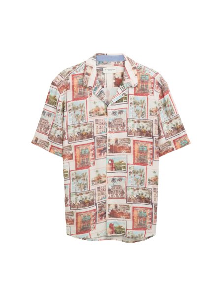 TOM TAILOR Regular Fit Kurzarmhemd im Hawaii-Look 10813541