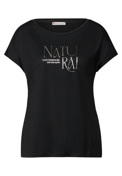 STREET ONE Shirt mit Glitzer-Wording 10803433