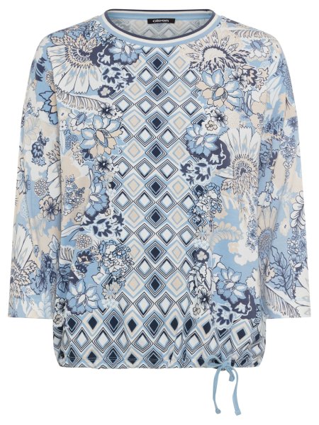 OLSEN Shirt mit Panneaux-Print 10785702