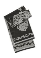 Vorschau: CODELLO Jacquardschal aus weichem Acryl mit gewebtem Tiermotiv 10810714