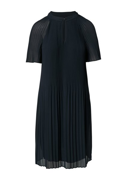 COMMA Fließendes Plissee-Kleid aus Chiffon 10788606