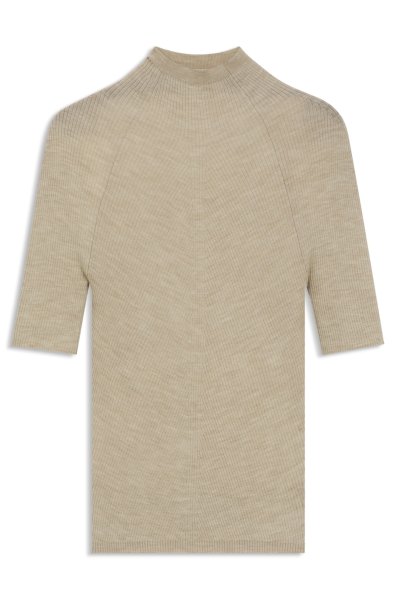 BOSS Pullover aus Merinowolle mit Stehkragen 10798228