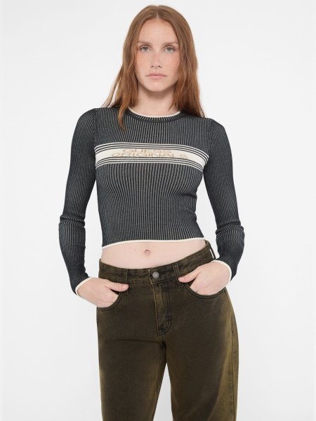 GUESS Jacquard Sweater Top 10767303