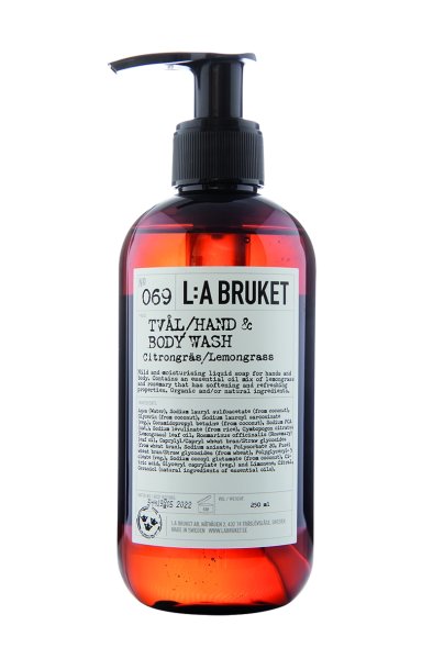 L:a Bruket 069 Hand & Body Wash Lemongrass 240 ml