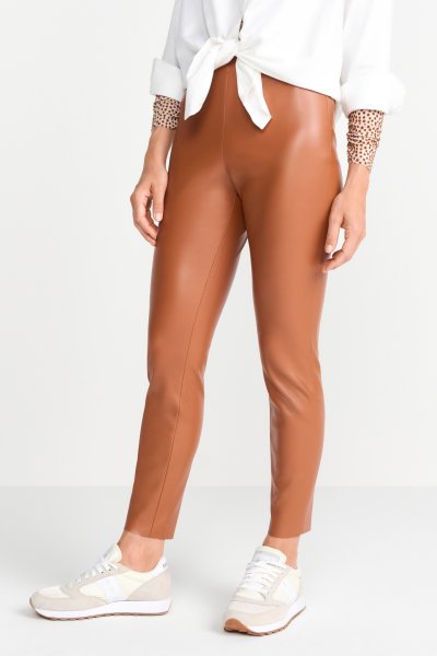 RICH & ROYAL Knöchellange Kunstleder-Leggings 10783730