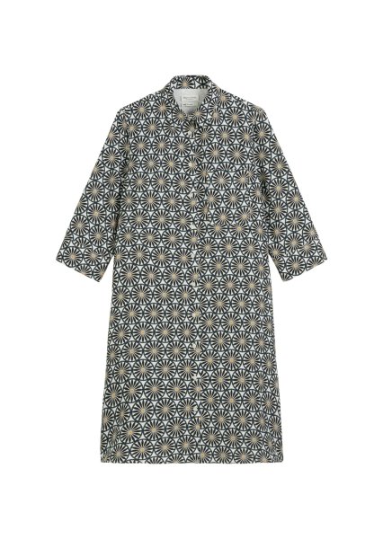 MARC O´POLO Leinenkleid relaxed mit Print-Muster 10801376