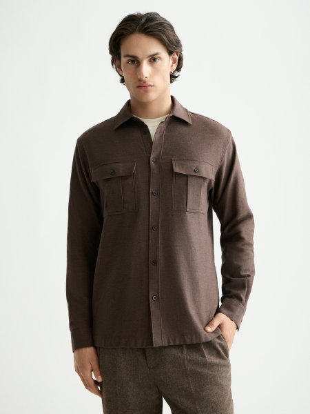SCOTCH & SODA Melange Overshirt 10804428