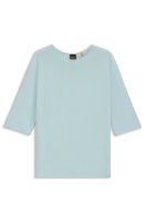 BOSS ORANGE Nahtloser Pullover aus strukturiertem Strick 10781841