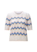 Vorschau: Rich & Royal Crew NK Ajour Striped Shirt 10849758