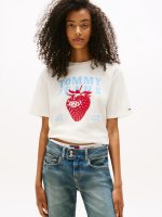 Vorschau: TOMMY JEANS TJW RLX TJ STRAWBERRY T-SHIRT 10796316