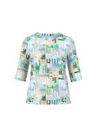 Vorschau: Marc Cain Ripp-Shirt aus Baumwollstretch 10830076