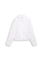 Vorschau: Tom Tailor Denim Boxy Fit Hemdbluse mit Herz-Stickerei 10845305