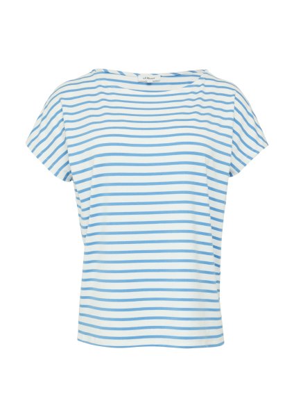 S.OLIVER Elastisches T-Shirt aus Viskosestretch im Relaxed Fit 10788499