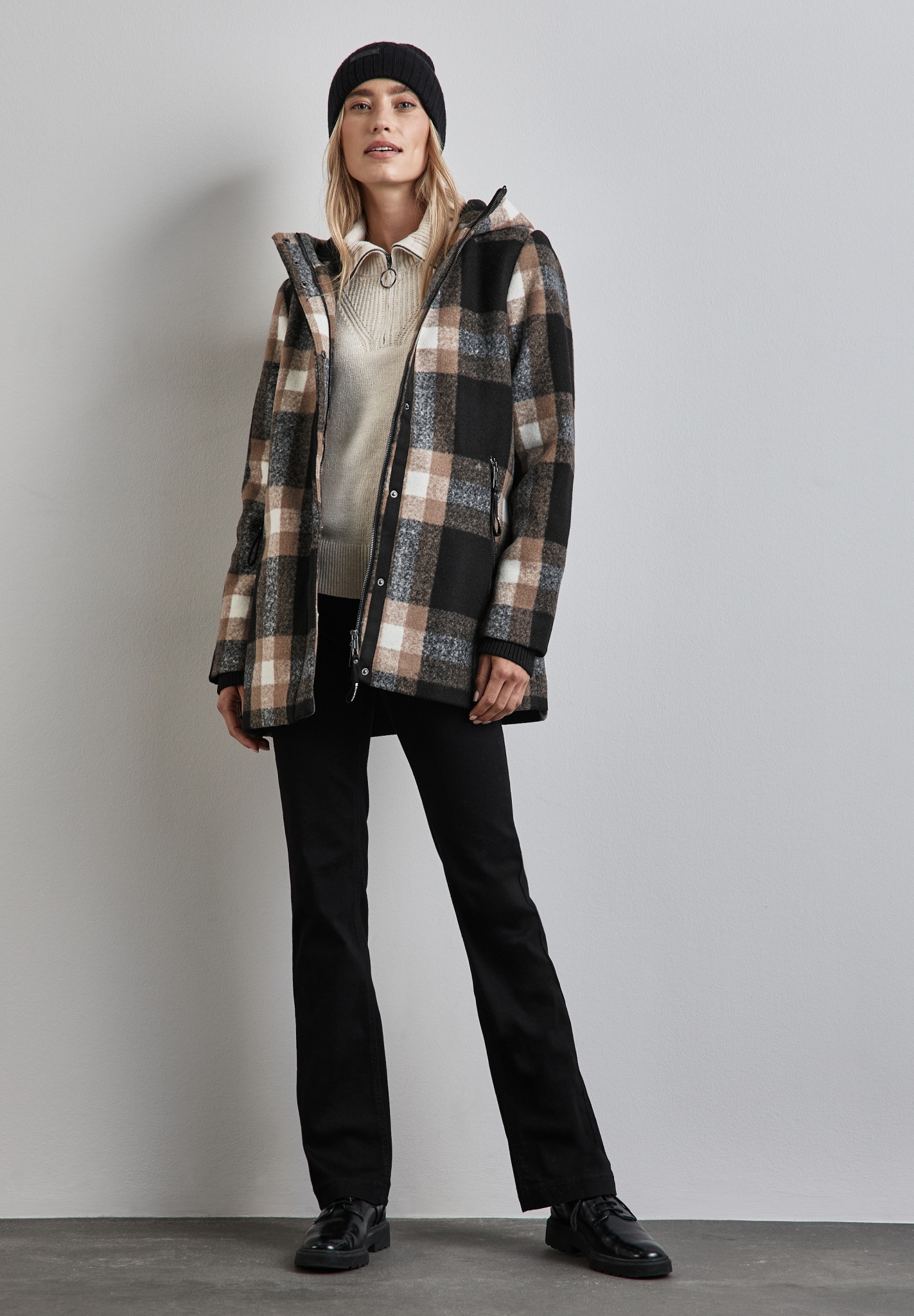 Daunenjacke S Oliver Jacke GrÃ¼n Damen Daunenjacke Karierte Jacke