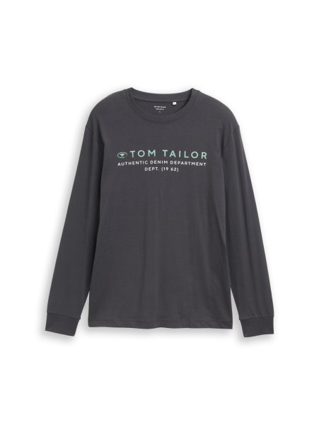 TOM TAILOR Langarmshirt mit Logo-Print 10821973