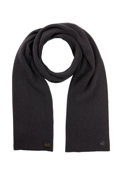 CAMEL ACTIVE Strickschal aus reiner Wolle mit aufgeripptem Design 10814168