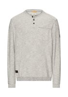 Vorschau: Camel Active Pullover mit Henley Kragen 10831223
