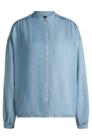 BOSS ORANGE Relaxed-Fit Bluse in Denim-Optik 10781852