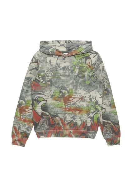 S.OLIVER Kapuzen-Sweatshirt mit All-over-Print 10765132