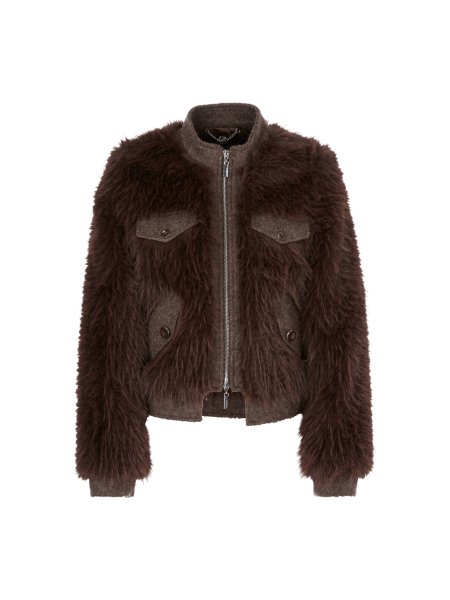 MARC CAIN Outdoorjacke in Fun Fur 10766435