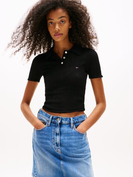 TOMMY JEANS TJW POINTELLE POLO 10796297