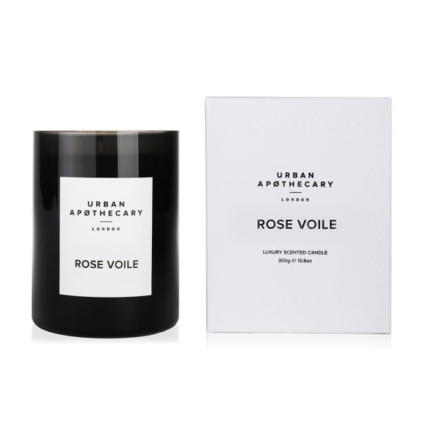 Urban Apothecary Luxury Boxed Glass Candle - Rose Voile