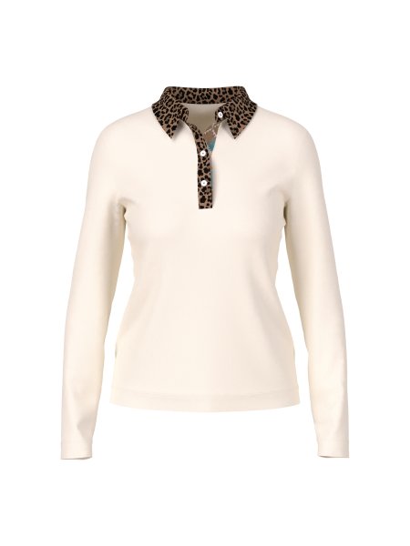 MARC CAIN Langarmshirt mit Polokragen 10810947