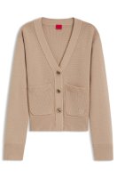 Vorschau: HUGO RED Strickjacke aus Woll-Mix mit Logo-Stickerei 10798153