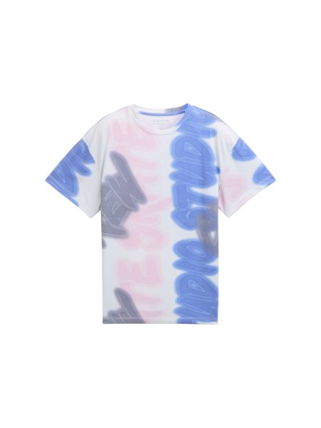 TOM TAILOR DENIM Oversize T-Shirt mit Allover-Print 10810350
