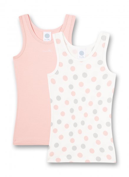 SANETTA Doppelpack Unterhemd Dots-Allover 10616313