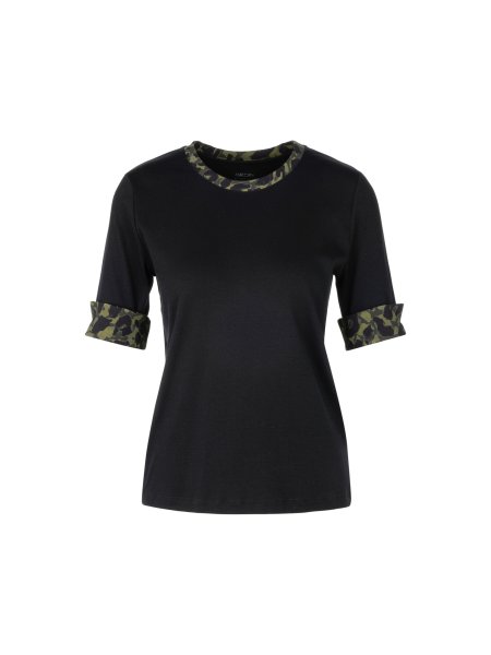 MARC CAIN Jersey-Shirt mit Print-Details 10809081