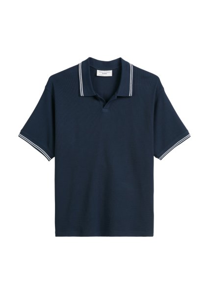 MARC O´POLO DENIM Poloshirt in Waffel-Optik 10801652