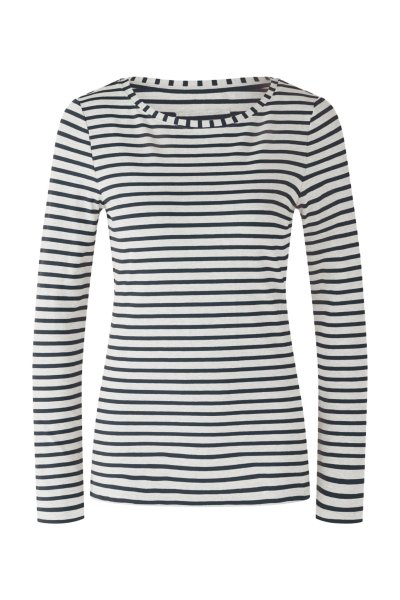 OUI SUMIKO Langarmshirt elastische Cotton-Modalmischung 10754911