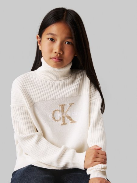 CALVIN KLEIN Rollkragenpullover Mit Logo 10758472