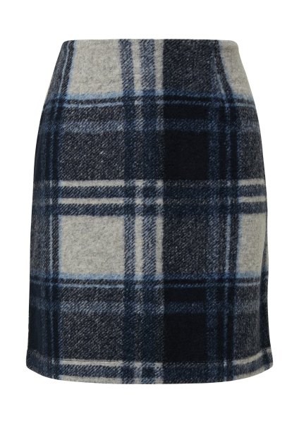 S.OLIVER Halblanger Rock mit Karo-Muster 10814722