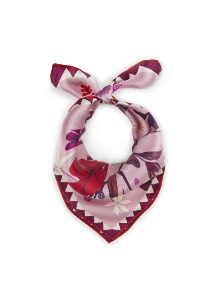 CODELLO Premium Tuch aus reiner Seide mit floralem Druck 10810697