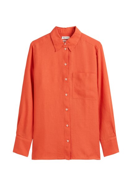 MARC O´POLO Lange Leinenbluse relaxed 10793724