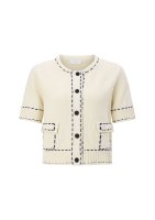 Vorschau: Rich & Royal CNK Cropped Mango Yarn Cardi 10842066