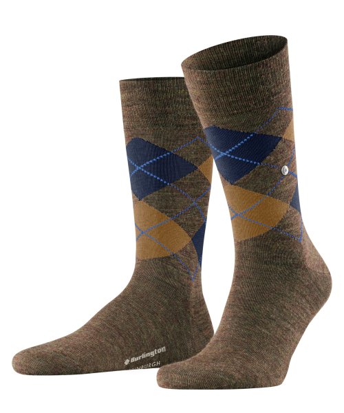 BURLINGTON Edinburgh Melange Herren Socken 10424562