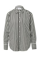 Vorschau: COMMA Gestreifte Relaxed-Fit-Hemdbluse mit Brusttasche 10823257