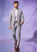 Vorschau: s.Oliver BLACK LABEL Anzughose aus gemustertem Stretch-Gewebe 10827653