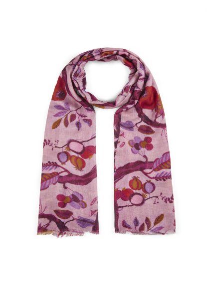 CODELLO Premium Schal aus Wollmischung mit Baumprint 10810716